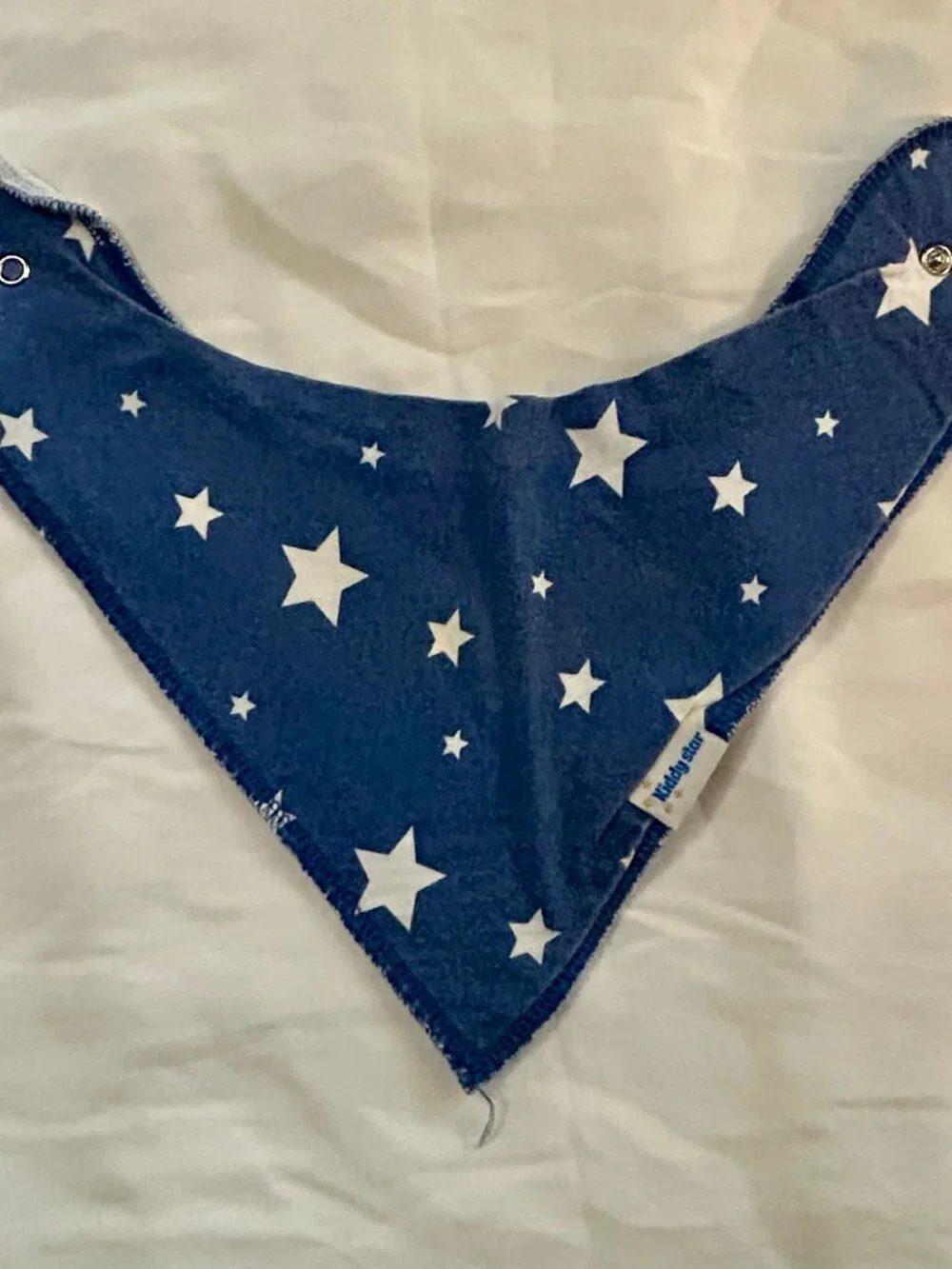 6 Pack Baby Bandana Bibs with Snaps - Like New and Good Condition